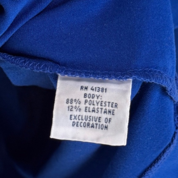 Polo Ralph Lauren Mens Royal Blue Performance Quarter Zip Pullover Size L - Picture 3 of 6